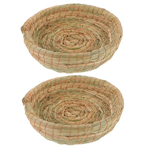 ibasenice 2stücke Gewebte Strohmatte Einstreu Meerschweinchennest Kauspielzeug Für Haustierkäfige Hamsternest Schlafmatte Für Kleine Hamster ibasenice 2stücke Gewebte Strohmatte Einstreu Meerschweinchennest Kauspielzeug Für Haustierkäfige Hamsternest Schlafmatte Für Kleine Hamster von ibasenice