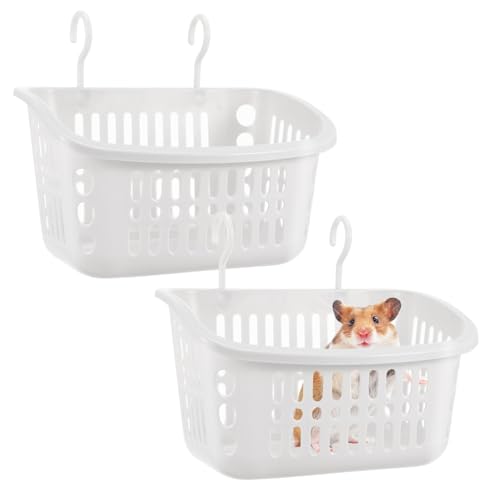 ibasenice 2Stücke Hängende Nester Für Kleine Haustiere Atmungsaktive Hängematte Für Hamster Ratten Und Chinchillas Platzsparendes Design Mit Stabilen Haken Für Süße Tierfreunde von ibasenice