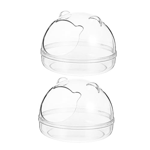 ibasenice 2Stücke Hamster Badewanne Aus Kunststoff Transparente Staubfeste Hamster Sandbox Für Chinchillas Und Kleine Haustiere Langlebig Für Täglichen Gebrauch ibasenice 2Stücke Hamster Badewanne Aus Kunststoff Transparente Staubfeste Hamster Sandbox Für Chinchillas Und Kleine Haustiere Langlebig Für Täglichen Gebrauch von ibasenice