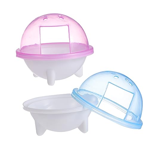 ibasenice 2Stücke Hamster Badezimmer Kleine Tier Badewanne Toilette mit Abdeckung für Hamster Mäuse und Andere Kleine für Draht und Acrylkäfige ibasenice 2Stücke Hamster Badezimmer Kleine Tier Badewanne Toilette mit Abdeckung für Hamster Mäuse und Andere Kleine für Draht und Acrylkäfige von ibasenice