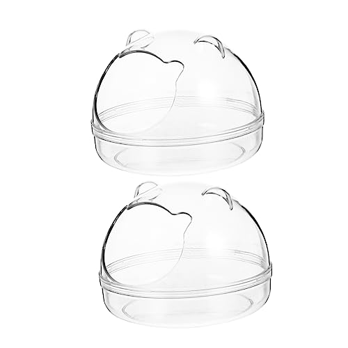 ibasenice 2Stücke Hamsterbadewanne Aus Kunststoff Staubdichte Haustier Toilette Für Kleine Transparentes Bad Für Hamster Chinchillas Und Andere Kleintiere Zu Reinigen ibasenice 2Stücke Hamsterbadewanne Aus Kunststoff Staubdichte Haustier Toilette Für Kleine Transparentes Bad Für Hamster Chinchillas Und Andere Kleintiere Zu Reinigen von ibasenice