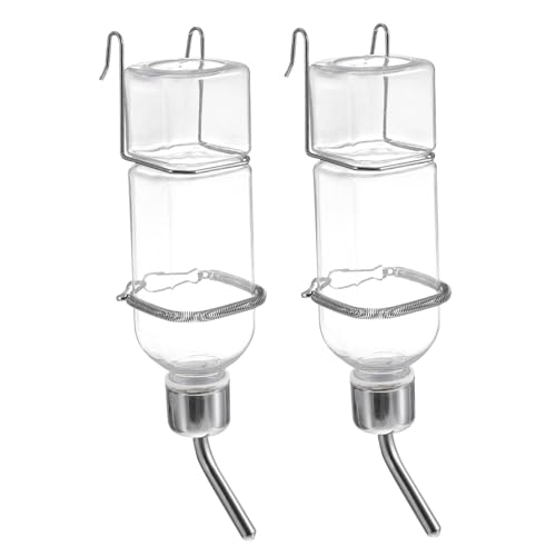 ibasenice 2Stücke Haustier Trinkflasche aus Kunststoff Hängender Wasserspender für Nager Auslaufsicher zu Reinigen Korrosionsbeständig für Haustiere ibasenice 2Stücke Haustier Trinkflasche aus Kunststoff Hängender Wasserspender für Nager Auslaufsicher zu Reinigen Korrosionsbeständig für Haustiere von ibasenice