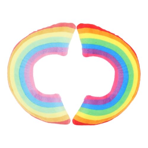 ibasenice 2Stücke Katzenkissen mit Katzenminze Förmiges Regenbogenkissen für Kätzchen Bequemes Schlaf und Katzenspielzeug ibasenice 2Stücke Katzenkissen mit Katzenminze Förmiges Regenbogenkissen für Kätzchen Bequemes Schlaf und Katzenspielzeug von ibasenice
