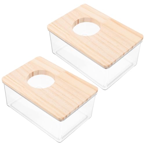 ibasenice 2Stücke Kleine Hamsterbadewanne aus Teiliges Transparentes Sandbad für Hamster und Kleine Haustiere zu Reinigen Badewanne oder Toilette ibasenice 2Stücke Kleine Hamsterbadewanne aus Teiliges Transparentes Sandbad für Hamster und Kleine Haustiere zu Reinigen Badewanne oder Toilette von ibasenice