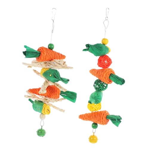 ibasenice 2stücke Kaninchen Kauspielzeug Für Hamster Und Haustiere Backenzahnspielzeug Zum Kauen Geeignet Für Kleine Pelzige Tiere Sicher Und Robust Zur Zahnreinigung Und Beschäftigung von ibasenice