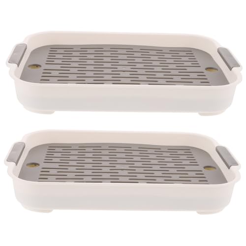 ibasenice 2Stücke Toilette aus Kunststoff für Kleintiere Quadrat Müllbox für Hamster Meerschweinchen und Chinchilla zu Reinigen für Haustiertraining ibasenice 2Stücke Toilette aus Kunststoff für Kleintiere Quadrat Müllbox für Hamster Meerschweinchen und Chinchilla zu Reinigen für Haustiertraining von ibasenice