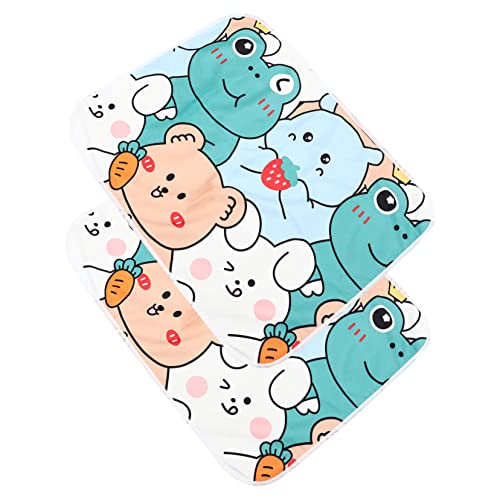ibasenice 2Stücke wasserdichte Pee Pads für Meerschweinchenkäfig Wiederverwendbare Tiermatte Abwaschbar für Kleine Haustiere Langlebig und Pflegeleicht für Chinchillas von ibasenice