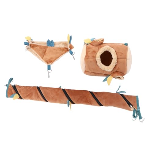 ibasenice 3 Stück Hamster Hängematte mit Schaukel und Seilbahn Weiches Plüschspielzeug für Käfig Fördert Balance Spiel und Wärme Geeignet für Kleine Haustiere Langlebig und Gemütlich ibasenice 3 Stück Hamster Hängematte mit Schaukel und Seilbahn Weiches Plüschspielzeug für Käfig Fördert Balance Spiel und Wärme Geeignet für Kleine Haustiere Langlebig und Gemütlich von ibasenice