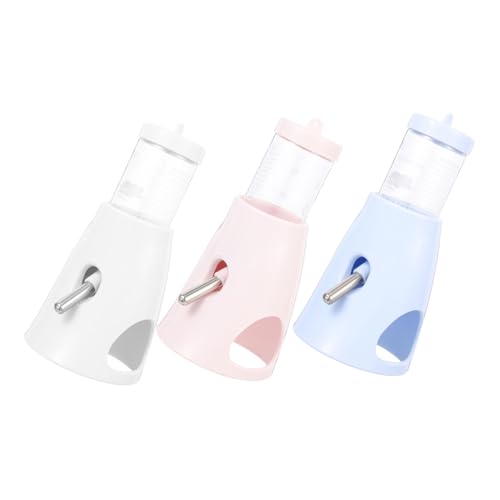 ibasenice 3 Stück Hamster Trinkflasche mit Halterung Auslaufsicherer Wasserspender für Kleintiere Wie Hamster Chinchilla und Kaninchen Stehend mit Rollkugel für Sauberes Trinken Zuhause und ibasenice 3 Stück Hamster Trinkflasche mit Halterung Auslaufsicherer Wasserspender für Kleintiere Wie Hamster Chinchilla und Kaninchen Stehend mit Rollkugel für Sauberes Trinken Zuhause und von ibasenice