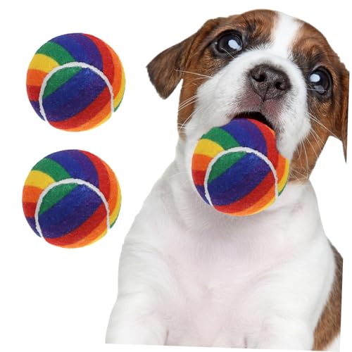 ibasenice 3 Stück Regenbogen Tennisbälle Für Kleine Hunde Mini Tennisbälle Interaktives Hundespielzeug Hunde Tennisbälle Tennisball Zum Welpen Tennisball Übungstrainingsbälle Weiche ibasenice 3 Stück Regenbogen Tennisbälle Für Kleine Hunde Mini Tennisbälle Interaktives Hundespielzeug Hunde Tennisbälle Tennisball Zum Welpen Tennisball Übungstrainingsbälle Weiche von ibasenice