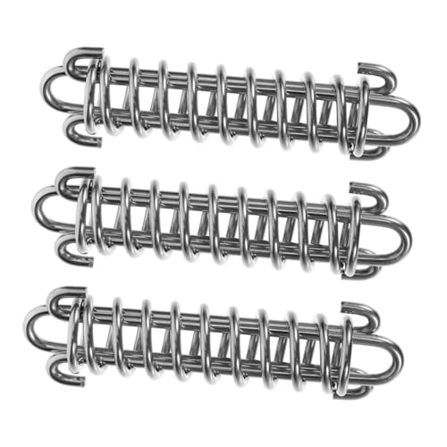 ibasenice 3 Stück Teiliges Hundeleinen-Element aus Edelstahl Stoßdämpfende Zugfeder Heavy Duty Leash Shock Absorber für Training und Outdoor Wetterfest und Langlebig von ibasenice
