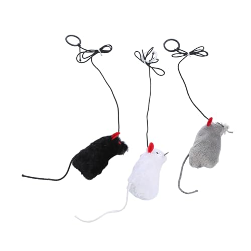 ibasenice 3stücke Maus-Form Katzenspielzeug Interaktives Spielzeug Mit Geräuscherzeugung Haustier-Teaser-Spielzeug Zum Spielen Und Spaß Haben Katze Bewegung Fördern Stimmung Verbessern ibasenice 3stücke Maus-Form Katzenspielzeug Interaktives Spielzeug Mit Geräuscherzeugung Haustier-Teaser-Spielzeug Zum Spielen Und Spaß Haben Katze Bewegung Fördern Stimmung Verbessern von ibasenice