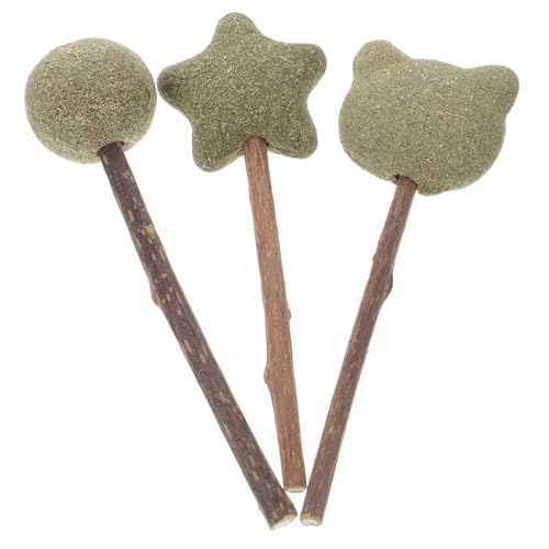 ibasenice 3Stücke Katzenminze Lollipops Essbare Zahnpflege Snacks für Katzen Kauspielzeug mit Natürlicher Katzenminze zur Mundpflege und Zahnpflege für Indoor Katzen ibasenice 3Stücke Katzenminze Lollipops Essbare Zahnpflege Snacks für Katzen Kauspielzeug mit Natürlicher Katzenminze zur Mundpflege und Zahnpflege für Indoor Katzen von ibasenice