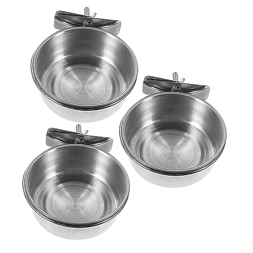 ibasenice 3Stücke Papagei Futter und Wasserbehälter Teiliges aus Hängend Öffnung für Sittiche Kanarienvögel Wachteln und Platzsparendes Design für Vogelkäfig ibasenice 3Stücke Papagei Futter und Wasserbehälter Teiliges aus Hängend Öffnung für Sittiche Kanarienvögel Wachteln und Platzsparendes Design für Vogelkäfig von ibasenice