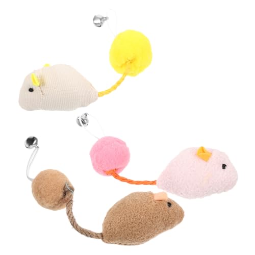 ibasenice 3stücke Plüsch Mäuse Für Katzen Mit Glocke Interaktives Katzenspielzeug Weichem Material Für Indoor Spiel Und Beschäftigung Kätzchen Spielzeug Und ibasenice 3stücke Plüsch Mäuse Für Katzen Mit Glocke Interaktives Katzenspielzeug Weichem Material Für Indoor Spiel Und Beschäftigung Kätzchen Spielzeug Und von ibasenice