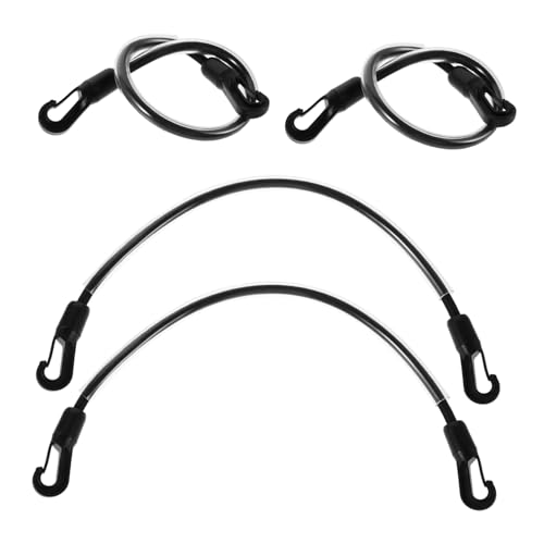 ibasenice 4 Stück Ersatzdehnbare Tail Cord mit Doppelclips Komfortabel für Jahreszeiten Schwarz ibasenice 4 Stück Ersatzdehnbare Tail Cord mit Doppelclips Komfortabel für Jahreszeiten Schwarz von ibasenice