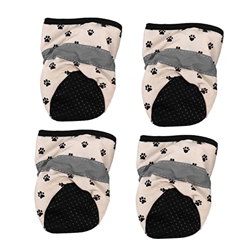 ibasenice 4 Stück Haustierschuhe hundeschuhe Hundestiefel Welpenschuhe Hundepfotenschutz Pfotenschützer Stiefel für Hunde Stoff Yellow ibasenice 4 Stück Haustierschuhe hundeschuhe Hundestiefel Welpenschuhe Hundepfotenschutz Pfotenschützer Stiefel für Hunde Stoff Yellow von ibasenice