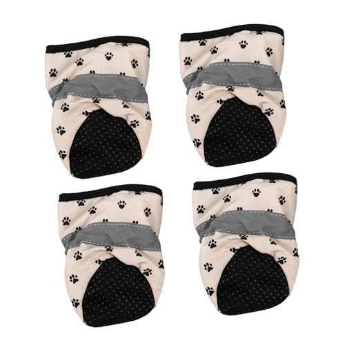 ibasenice 4 Stück Haustierschuhe hundeschuhe Pfotenschützer Stiefel für Hunde Hundestiefel Welpenschuhe Stoff Yellow ibasenice 4 Stück Haustierschuhe hundeschuhe Pfotenschützer Stiefel für Hunde Hundestiefel Welpenschuhe Stoff Yellow von ibasenice
