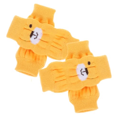 ibasenice 4 Stück Hundesocken rutschfeste Hundebeinschützer für Kleine Atmungsaktive und Pfotenschutzsocken für Drinnen und Draußen Modisches Design für Haustiere ibasenice 4 Stück Hundesocken rutschfeste Hundebeinschützer für Kleine Atmungsaktive und Pfotenschutzsocken für Drinnen und Draußen Modisches Design für Haustiere von ibasenice