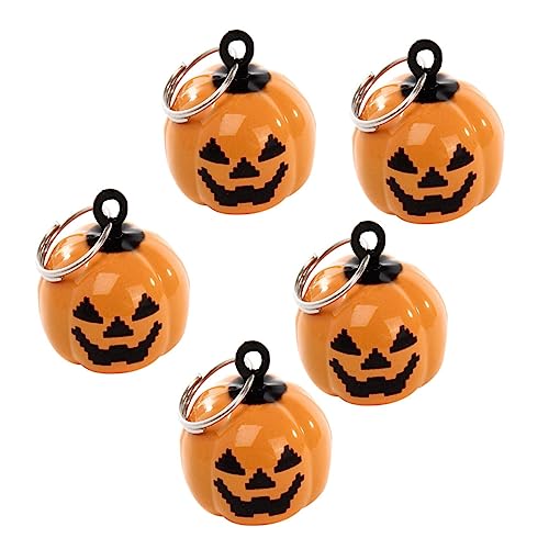 ibasenice 4 Stück Kürbisförmige Cartoon Halsbandglocken für Haustiere Halloween Deko Orange Langlebiges Süßes Design für Täglichen Gebrauch und ibasenice 4 Stück Kürbisförmige Cartoon Halsbandglocken für Haustiere Halloween Deko Orange Langlebiges Süßes Design für Täglichen Gebrauch und von ibasenice