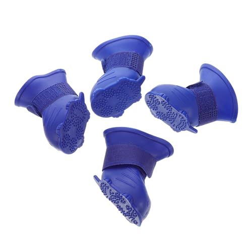 ibasenice 4 Stück Regenstiefel für Hunde Hundeschuhe zum Spazierengehen Hundestiefel zum Wandern kleine Hunde Regenstiefel wasserdichte hundestiefel Haustierschuhe für Regen Gummi ibasenice 4 Stück Regenstiefel für Hunde Hundeschuhe zum Spazierengehen Hundestiefel zum Wandern kleine Hunde Regenstiefel wasserdichte hundestiefel Haustierschuhe für Regen Gummi von ibasenice
