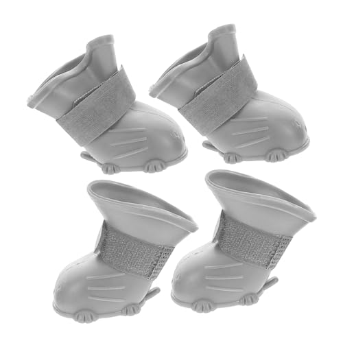 ibasenice 4 Stück Regenstiefel für Hunde Outdoor -Schuhe Hund Hundeschuhe Strecken Hunde Regenschuhe Hundestiefel für draußen Hunderegenstiefel wasserdicht Haustierfußabdeckung Gummi Grau ibasenice 4 Stück Regenstiefel für Hunde Outdoor -Schuhe Hund Hundeschuhe Strecken Hunde Regenschuhe Hundestiefel für draußen Hunderegenstiefel wasserdicht Haustierfußabdeckung Gummi Grau von ibasenice