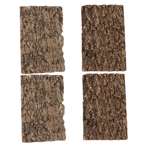ibasenice 4 Stück Reptilien Terrarium Rinde Dekoration Champagnerrinde für Terrarium Klettermatte Hintergrund Naturkork für Geckos und Andere Reptilien ibasenice 4 Stück Reptilien Terrarium Rinde Dekoration Champagnerrinde für Terrarium Klettermatte Hintergrund Naturkork für Geckos und Andere Reptilien von ibasenice
