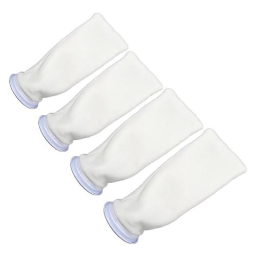 ibasenice 4 Stück Teiliges Baumwoll Filterbeutel für Aquarien Dicke Filterpouch aus Hochwertiger Baumwolle Ersatz Filtersocken Kompatibel mit Gängigen Filterhaltern Langlebig von ibasenice