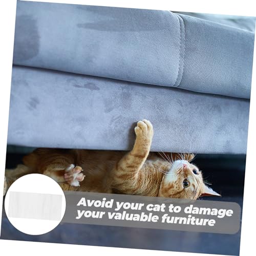 ibasenice 4 Stück Teiliges Selbstklebender Katzen Kratzschutz aus Flexiblem PVC Biegsame Kratzfolien für Sofaarmlehnen und Möbel Weiß Widerstandsfähig und Unauffällig zur Effektiven ibasenice 4 Stück Teiliges Selbstklebender Katzen Kratzschutz aus Flexiblem PVC Biegsame Kratzfolien für Sofaarmlehnen und Möbel Weiß Widerstandsfähig und Unauffällig zur Effektiven von ibasenice