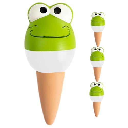ibasenice 4stücke Automatisches Bewässerungsgerät Für Pflanzen Teiliges Set Mit Kreativen Frosch-Design Selbstbewässerung Für Zimmerpflanzen Für Urlaub Und Tägliche Pflege von ibasenice