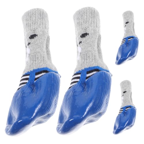 ibasenice 4 Stück atmungsaktiver Pfotenschutz Hundeschuhe Stiefeletten Beleg hundepfoten hundezubehör Hundeschutz Kompakte Hundesocken auswechselbare Baumwollsocken Baumwolle Sky-Blue ibasenice 4 Stück atmungsaktiver Pfotenschutz Hundeschuhe Stiefeletten Beleg hundepfoten hundezubehör Hundeschutz Kompakte Hundesocken auswechselbare Baumwollsocken Baumwolle Sky-Blue von ibasenice