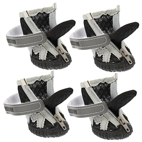 ibasenice 4 Stück pet net Schuhe Hund füße Schutz Mesh-Schuhe für Hunde Maschenschuhe hundeschuhe Wanderschuhe für Hunde Schuhe für Welpen Outdoor-Schuhe für Hunde Gittergewebe ibasenice 4 Stück pet net Schuhe Hund füße Schutz Mesh-Schuhe für Hunde Maschenschuhe hundeschuhe Wanderschuhe für Hunde Schuhe für Welpen Outdoor-Schuhe für Hunde Gittergewebe von ibasenice
