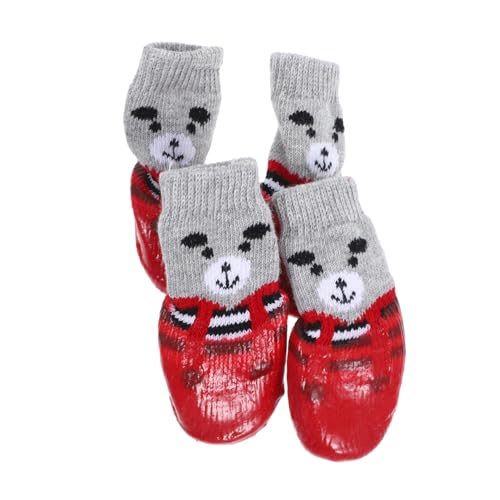 ibasenice 4 Stück wasserdichte Schuhe Und Socken Für Haustiere rutschfeste Pfotenpolster Für Hunde rutschfest Für Ältere Hunde Atmungsaktive Hundestiefel Hundeschuhe Hundesocken ibasenice 4 Stück wasserdichte Schuhe Und Socken Für Haustiere rutschfeste Pfotenpolster Für Hunde rutschfest Für Ältere Hunde Atmungsaktive Hundestiefel Hundeschuhe Hundesocken von ibasenice