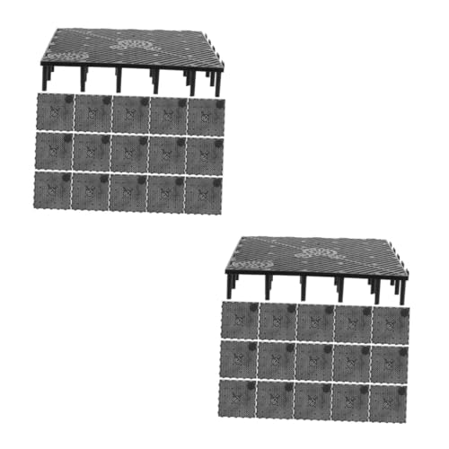ibasenice 40 Stck Teiliges Aquarium Bodenfilterplatten aus Robustem PVC Flexible Steckverbindung Schwarze Filterplatten mit Guter Wasserpermeabilität für Fischzucht und Aquarienteiler ibasenice 40 Stck Teiliges Aquarium Bodenfilterplatten aus Robustem PVC Flexible Steckverbindung Schwarze Filterplatten mit Guter Wasserpermeabilität für Fischzucht und Aquarienteiler von ibasenice