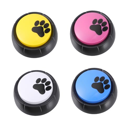 ibasenice 4Stücke Teiliges Haustier Kommunikationsbuttons Langlebige Sprachknöpfe Für Katzen Für Haustiertraining Mit Aufnahmefunktion ibasenice 4Stücke Teiliges Haustier Kommunikationsbuttons Langlebige Sprachknöpfe Für Katzen Für Haustiertraining Mit Aufnahmefunktion von ibasenice