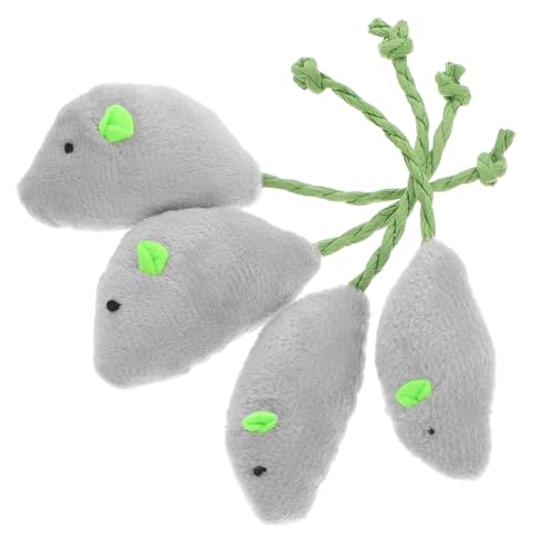 ibasenice 4pcs Interactive Plush Mouse Cat Toy Toy Realistic Teiße Spielzeugkatze Mausspielzeug Für Innenkatzen Sport Und Selbstverständlichkeit ibasenice 4pcs Interactive Plush Mouse Cat Toy Toy Realistic Teiße Spielzeugkatze Mausspielzeug Für Innenkatzen Sport Und Selbstverständlichkeit von ibasenice