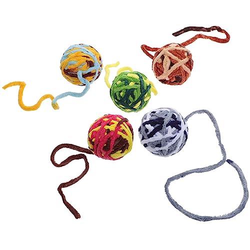 ibasenice 5 Stück Glockengarnkugel Ball Plüsch Katzenbälle Spiralspielzeug für Katzen geformt Sortiert Haustier Kätzchenspielzeug für den Haushalt Kätzchen Bälle ibasenice 5 Stück Glockengarnkugel Ball Plüsch Katzenbälle Spiralspielzeug für Katzen geformt Sortiert Haustier Kätzchenspielzeug für den Haushalt Kätzchen Bälle von ibasenice