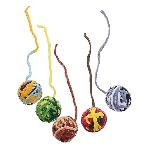ibasenice 5 Stück Katze Wolle Ball Plüsch Katzenbälle drinnen anregend Sortiert interaktives katzenspielzeug Interactive cat Toy Tragbare Katzenbälle kratzkätzchen Garn ibasenice 5 Stück Katze Wolle Ball Plüsch Katzenbälle drinnen anregend Sortiert interaktives katzenspielzeug Interactive cat Toy Tragbare Katzenbälle kratzkätzchen Garn von ibasenice