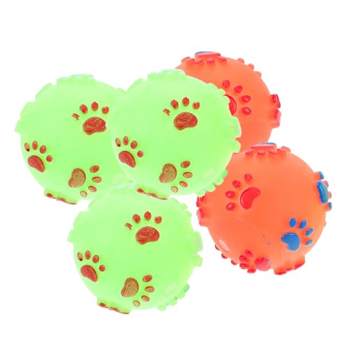ibasenice 5 Stück Sound- für Haustiere Dog Activity Dog Toy hundegeschenk hundenapf Set hundeball quietschend Hundespielzeug lustig Haustier Pet-Ball- von ibasenice