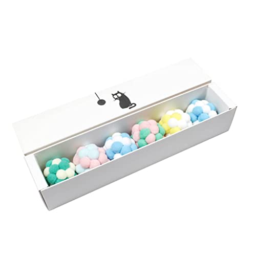 ibasenice 6 Stück Katzenspielzeugball Glocke Ballspielzeug für Katzen Bälle für Katzen bunt ausgestopft Kätzchen kauert Kätzchenspielzeug für Hauskätzchen Plüsch Zufällige Farbe ibasenice 6 Stück Katzenspielzeugball Glocke Ballspielzeug für Katzen Bälle für Katzen bunt ausgestopft Kätzchen kauert Kätzchenspielzeug für Hauskätzchen Plüsch Zufällige Farbe von ibasenice