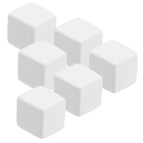 ibasenice 6 Stück Mineral Block Mineralblock Für Sittiche Zubehör Für Reptilienterrarien Einsiedlerkrebse Leben Einsiedlerkrebs Schildkrötenfutter Schildkrötenblock Weiß Mineralien von ibasenice