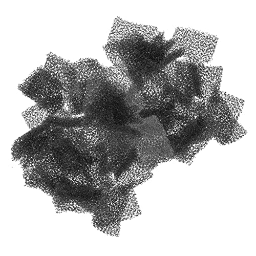 ibasenice 60 Stück Filterschwamm wasserreiniger hauswasserfilter trinkbrunnen ersatzfilter Filter-Kit Brunnen-Klarwasseraufbereitung Schwammfilter Filterschwämme für Katzenbrunnen Black von ibasenice