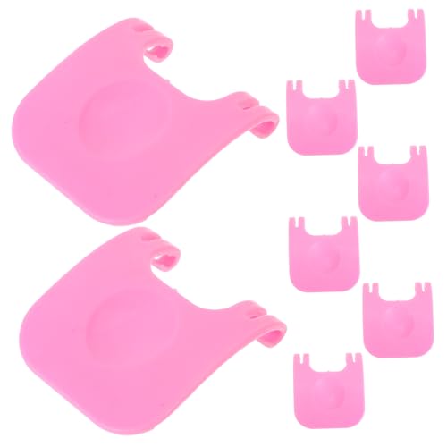 ibasenice 8 Stück Käfigfixierkante Schnalle Käfigclip Käfigschnalle Käfigbefestigungsclip Kaninchenkäfigzubehör Kleintierbedarf Befestigungselement Für Kleine Haustierkäfige Pp Rosa von ibasenice
