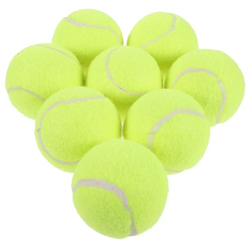 ibasenice 8 Stück Teiliges Hundespielzeug Tennisbälle aus Robustem Gummi Langlebig und Interaktives Trainings und Wurfspielzeug für Haustiere Fördert Bewegung und Unterhaltung von ibasenice