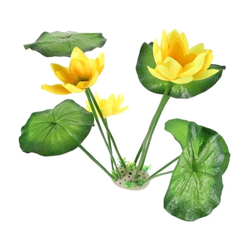 ibasenice Aquarium Aquarienpflanzen Dekorationen für Aquarien Unterwasser Landschaft Pflegeleichte Pflanzen Kleine Aquariendekoration Fischtankblumendekorationsimulation Plastik Yellow ibasenice Aquarium Aquarienpflanzen Dekorationen für Aquarien Unterwasser Landschaft Pflegeleichte Pflanzen Kleine Aquariendekoration Fischtankblumendekorationsimulation Plastik Yellow von ibasenice