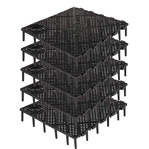 ibasenice Gitter Aquarium- Bodenfilterplatte – Splei?en von Aquarium- Filterplatten Aquarium- Bodenfilter- Schindeln Praktische Aquarium- Filter- Schindeln Schwarz 15 cm (10) Soil Aquarium von ibasenice