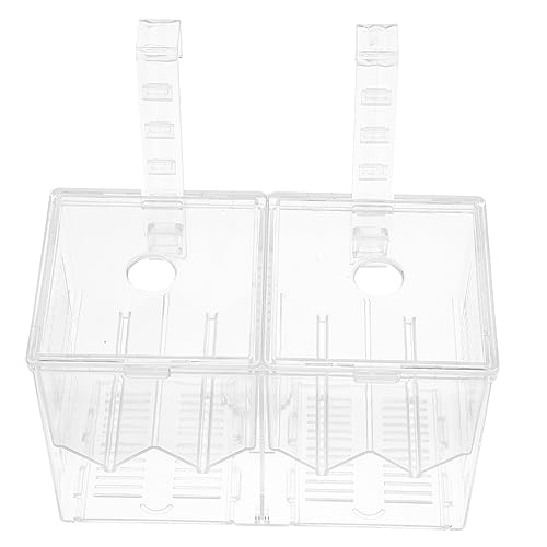 ibasenice Aquarium Brutkasten mit Trennfunktion Fischzucht Isolationsbox für Babyfische Sicheres Aufzuchtbecken mit Praktischem Deckel Einfach zu Reinigen Lagern von ibasenice