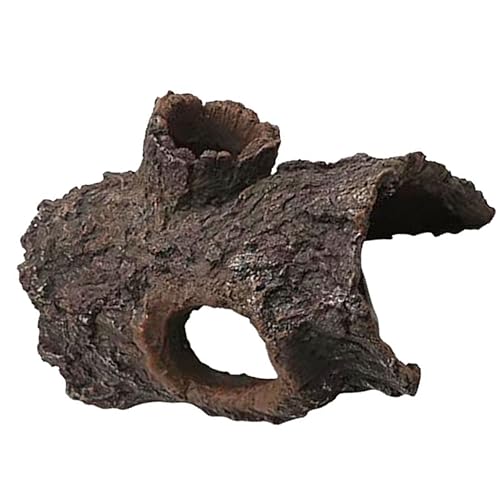 ibasenice Aquarium Dekoration Fischversteck Aus Resin Lebensechte Felshöhle Für Süß Und Salzwasseraquarien Stabiler Stand Betta Fische Und Reptilien Teiliges von ibasenice