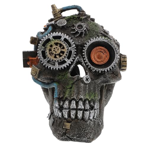 ibasenice Aquarium Dekoration Skull Kreatives Harz Ornament für Fischbecken Design Langlebig und Sicher für Fische Geeignet für Verschiedene Aquariengrößen ibasenice Aquarium Dekoration Skull Kreatives Harz Ornament für Fischbecken Design Langlebig und Sicher für Fische Geeignet für Verschiedene Aquariengrößen von ibasenice