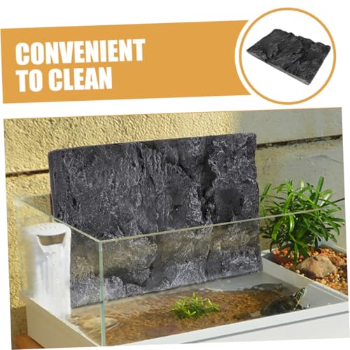 ibasenice Aquarium Hintergrund Rückwand Fisch und Reptil Terrarium Dekorationsplatte PU Stein für Fisch Schildkröten und Terrarientanks Struktur Leicht und Vielseitig Einsetzbar ibasenice Aquarium Hintergrund Rückwand Fisch und Reptil Terrarium Dekorationsplatte PU Stein für Fisch Schildkröten und Terrarientanks Struktur Leicht und Vielseitig Einsetzbar von ibasenice